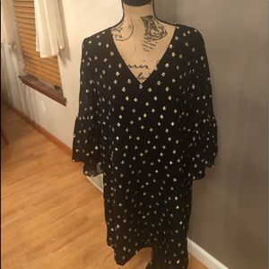 Stunning black/gold dress from Lilly Pulitzer